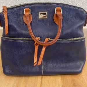 Dooney & Bourke large satchel, navy